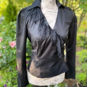 Le Full Wrap Black Top